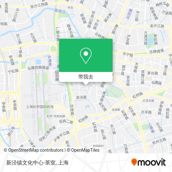 新泾镇文化中心-茶室地图
