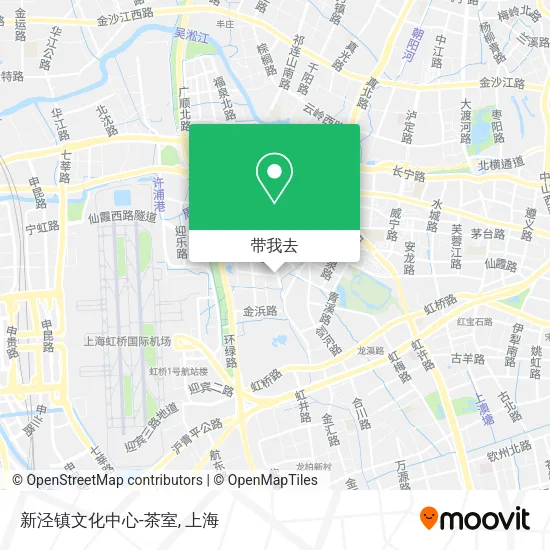 新泾镇文化中心-茶室地图