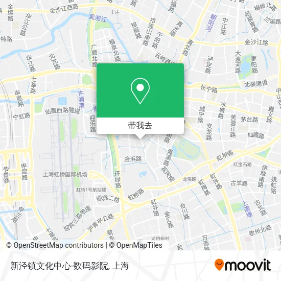 新泾镇文化中心-数码影院地图