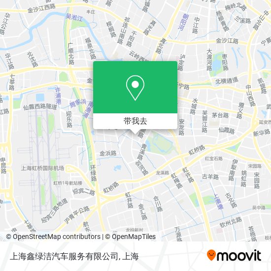 上海鑫绿洁汽车服务有限公司地图
