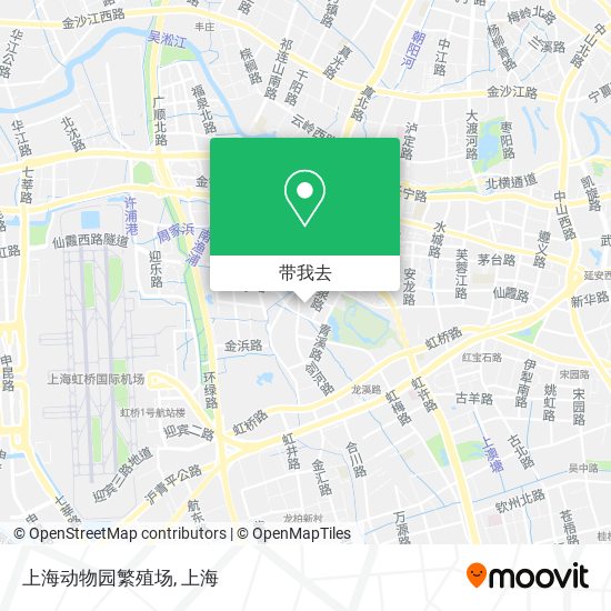 上海动物园繁殖场地图