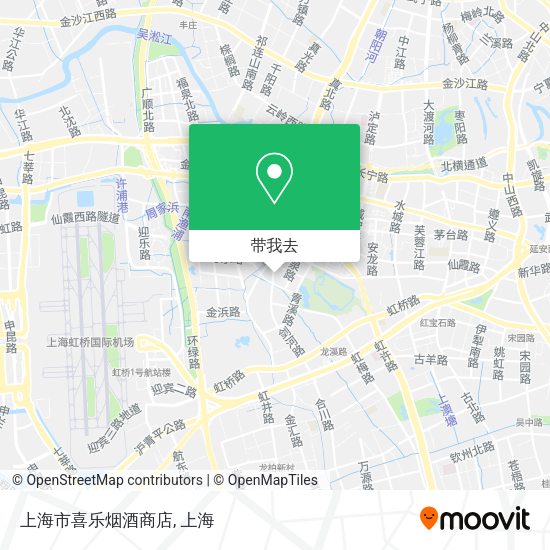 上海市喜乐烟酒商店地图