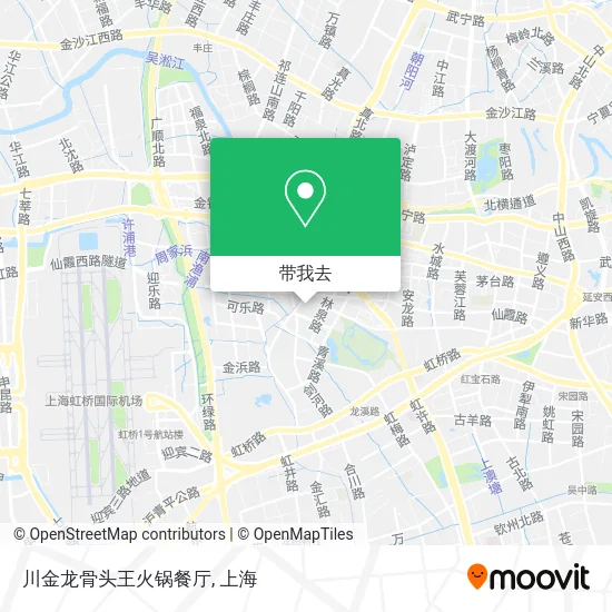 川金龙骨头王火锅餐厅地图