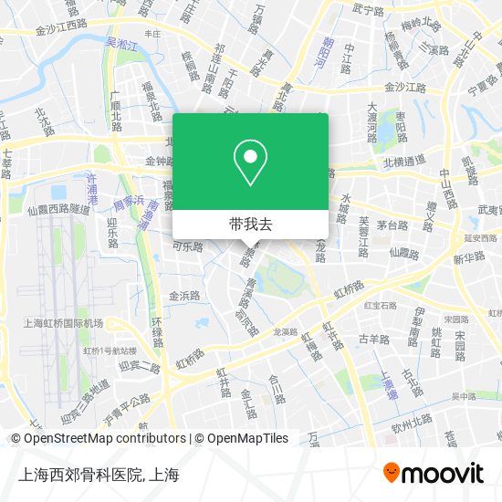 上海西郊骨科医院地图