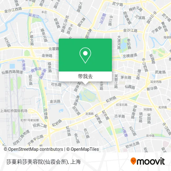 莎蔓莉莎美容院(仙霞会所)地图