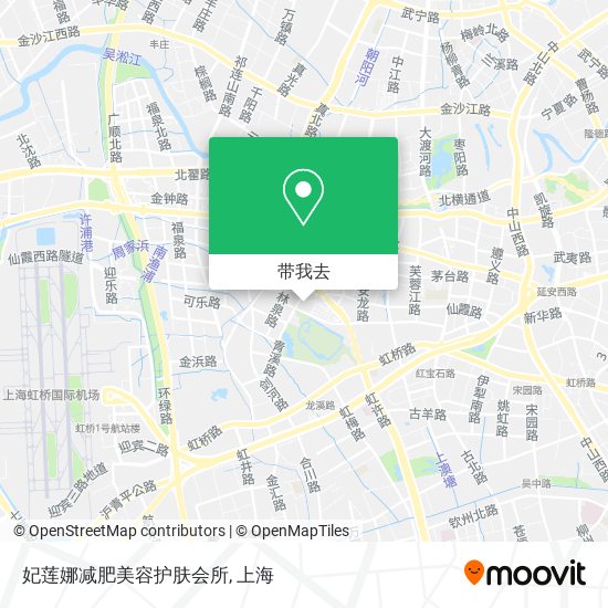 妃莲娜减肥美容护肤会所地图