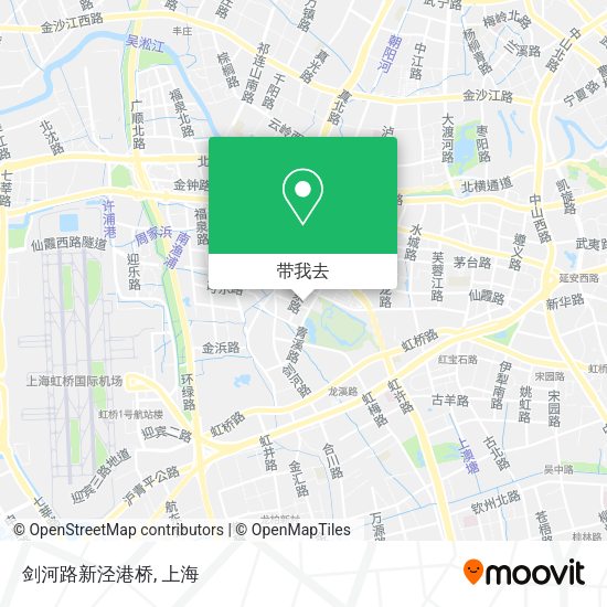 剑河路新泾港桥地图