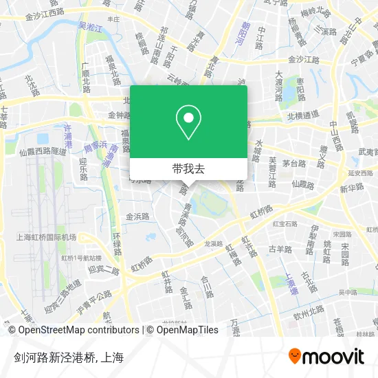 剑河路新泾港桥地图