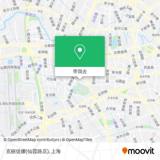 克丽缇娜(仙霞路店)地图