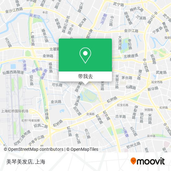 美琴美发店地图