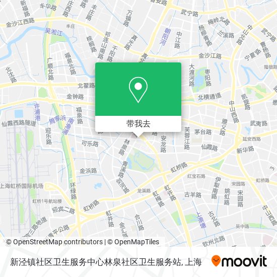 新泾镇社区卫生服务中心林泉社区卫生服务站地图