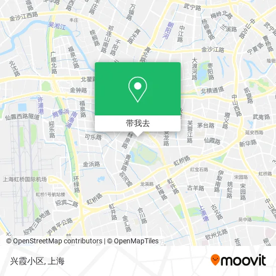 兴霞小区地图