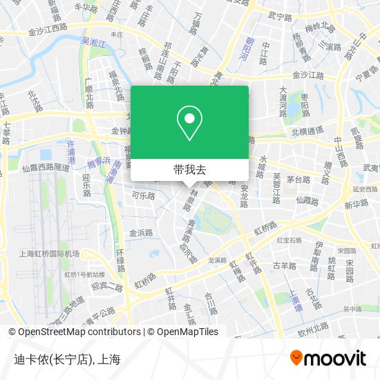 迪卡侬(长宁店)地图