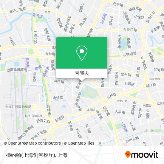 棒约翰(上海剑河餐厅)地图