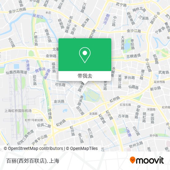 百丽(西郊百联店)地图