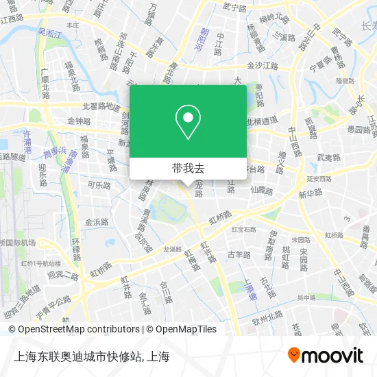 上海东联奥迪城市快修站地图