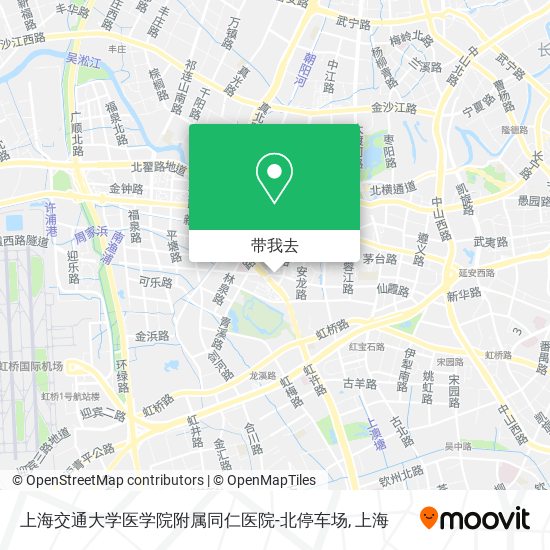 上海交通大学医学院附属同仁医院-北停车场地图