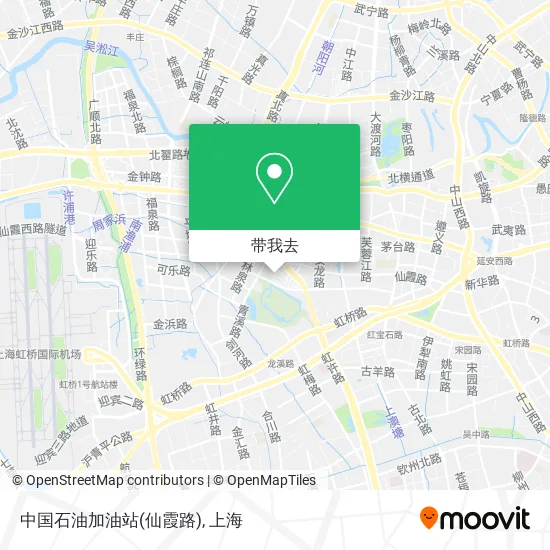 中国石油加油站(仙霞路)地图