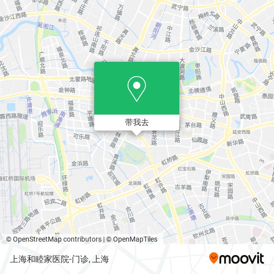上海和睦家医院-门诊地图