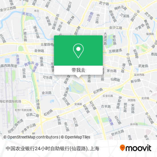 中国农业银行24小时自助银行(仙霞路)地图