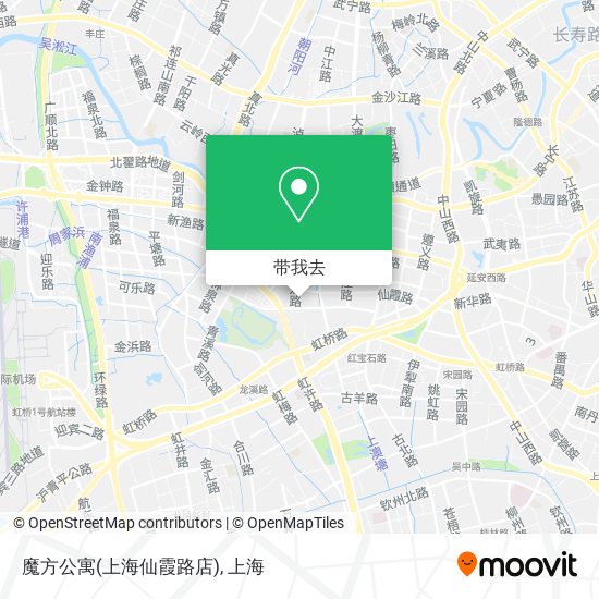 魔方公寓(上海仙霞路店)地图