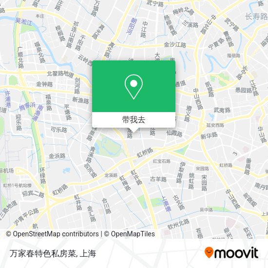 万家春特色私房菜地图