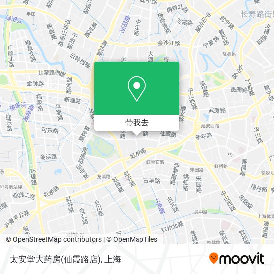 太安堂大药房(仙霞路店)地图