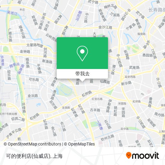 可的便利店(仙威店)地图