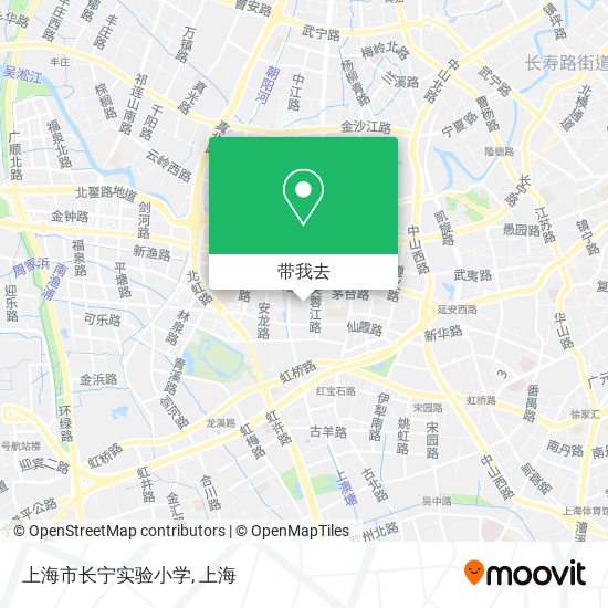 上海市长宁实验小学地图