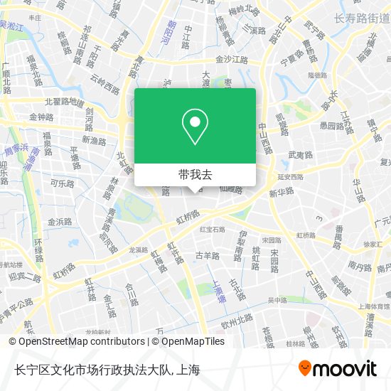 长宁区文化市场行政执法大队地图