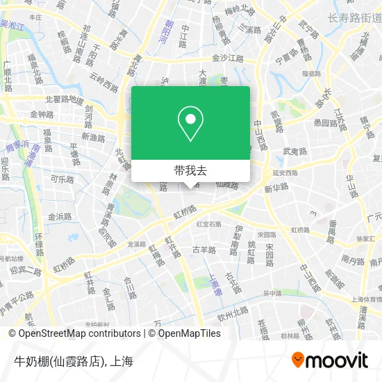 牛奶棚(仙霞路店)地图