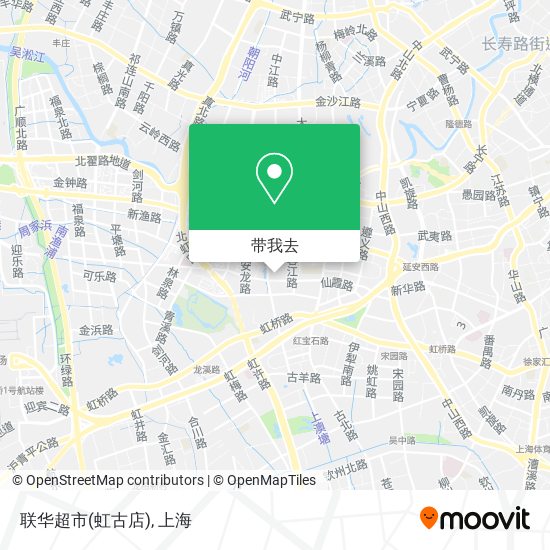 联华超市(虹古店)地图