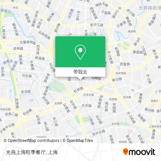 光燕上海旺季餐厅地图