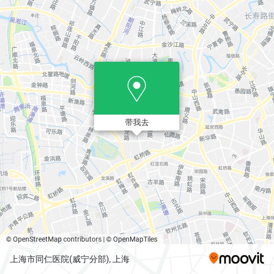 上海市同仁医院(威宁分部)地图