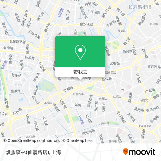 烘蛋森林(仙霞路店)地图