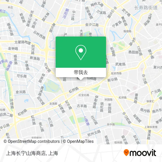 上海长宁山海商店地图