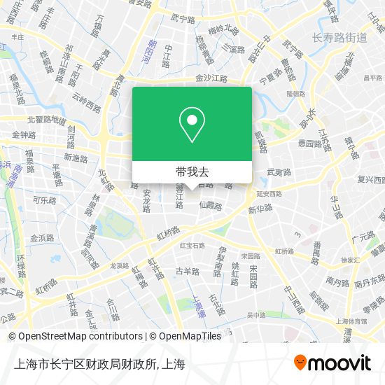 上海市长宁区财政局财政所地图