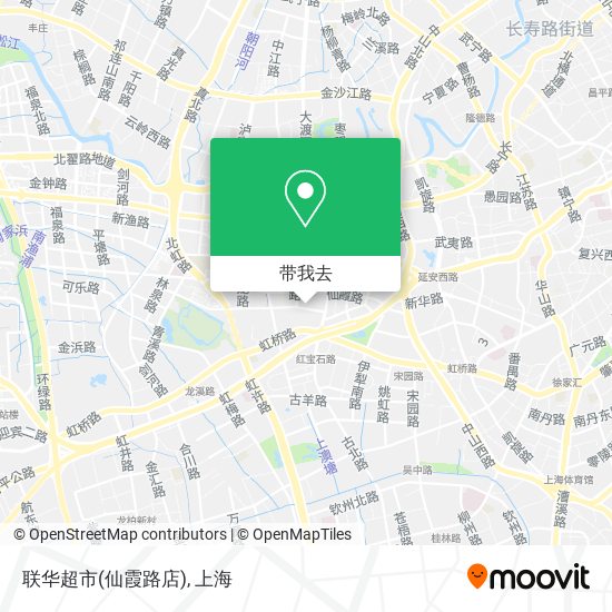 联华超市(仙霞路店)地图