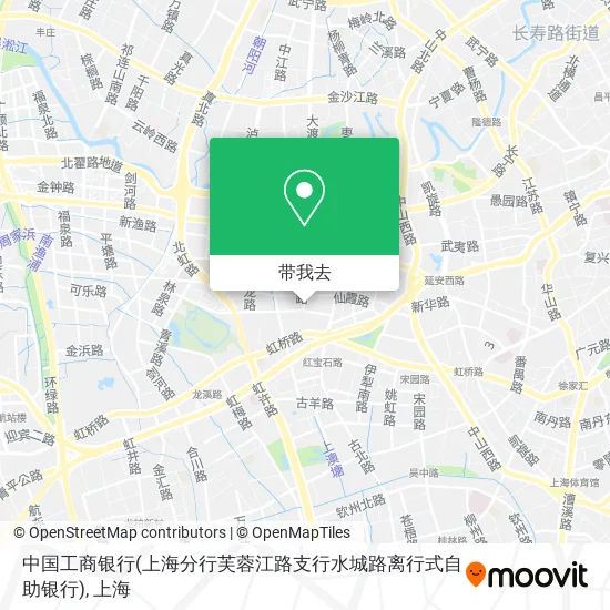 中国工商银行(上海分行芙蓉江路支行水城路离行式自助银行)地图