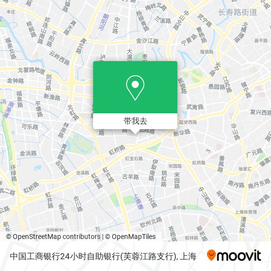中国工商银行24小时自助银行(芙蓉江路支行)地图