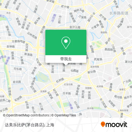 达美乐比萨(茅台路店)地图