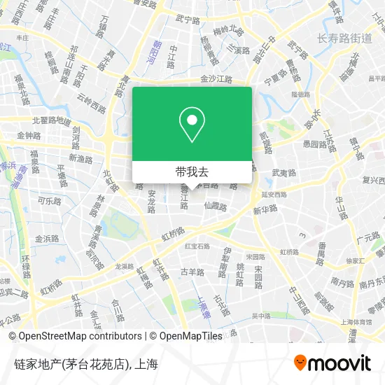 链家地产(茅台花苑店)地图