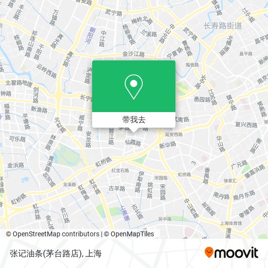 张记油条(茅台路店)地图
