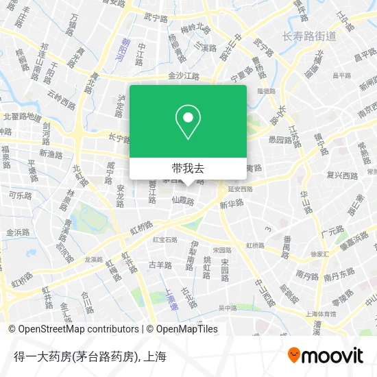 得一大药房(茅台路药房)地图
