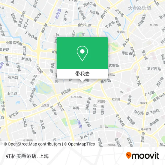 虹桥美爵酒店地图