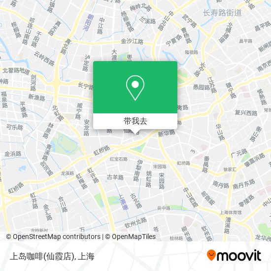 上岛咖啡(仙霞店)地图