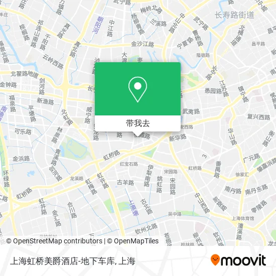 上海虹桥美爵酒店-地下车库地图