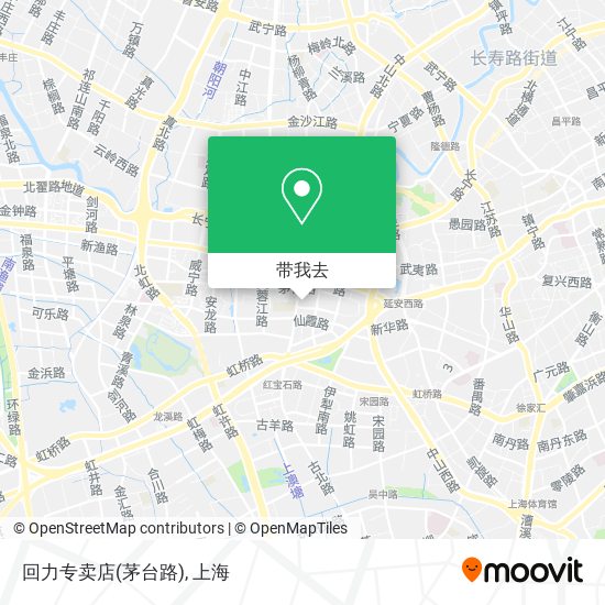 回力专卖店(茅台路)地图