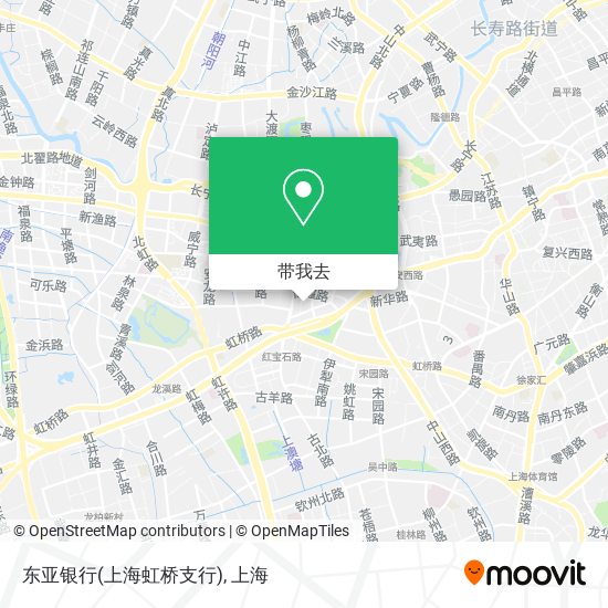 东亚银行(上海虹桥支行)地图