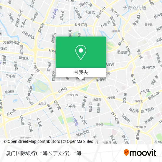 厦门国际银行(上海长宁支行)地图